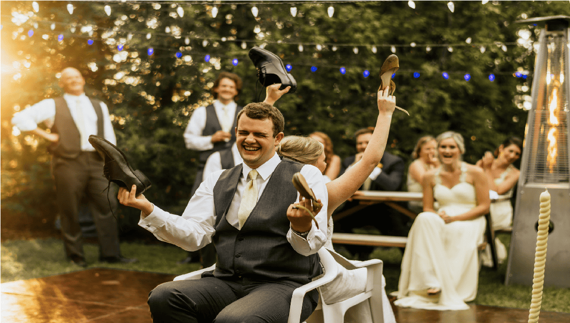 78 Funny Shoe Game Wedding Questions (For Bride Groom)